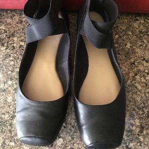 Black ballet style shoe